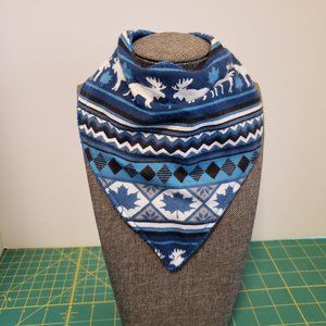 Handmade Lined Baby Drool Bandanas Set Of 3